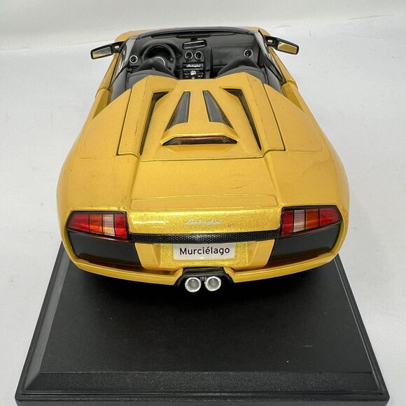 Maisto Lamborghini Murciélago Roadster 1:18 Yellow Convertible Collectable - Picture 13 of 15